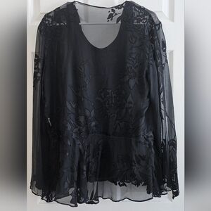 Jeffrey Dara By Tom Barra 12 Evening Burnout Back Sheer Wrap with Tank USA